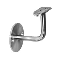 Držiak madla ø 42,4 mm na stenu, brúsená nerez AISI 304 Držiak madla ø 42,4 mm na stenu, brúsená nerez AISI 304